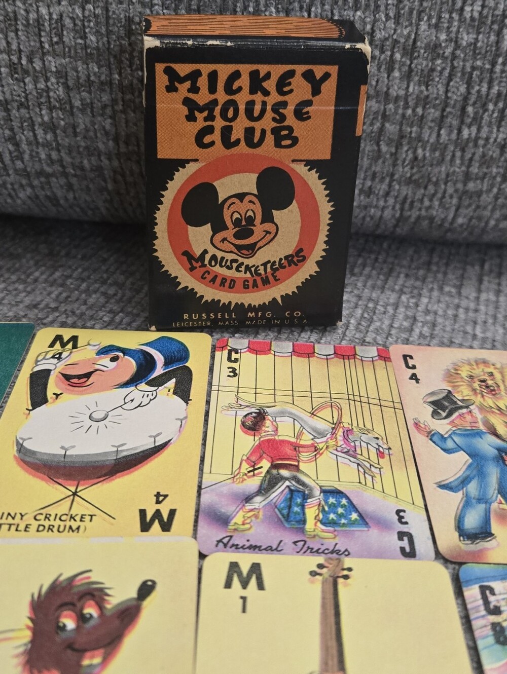 Mickey Mouse Club Mouseketeers Card Game
